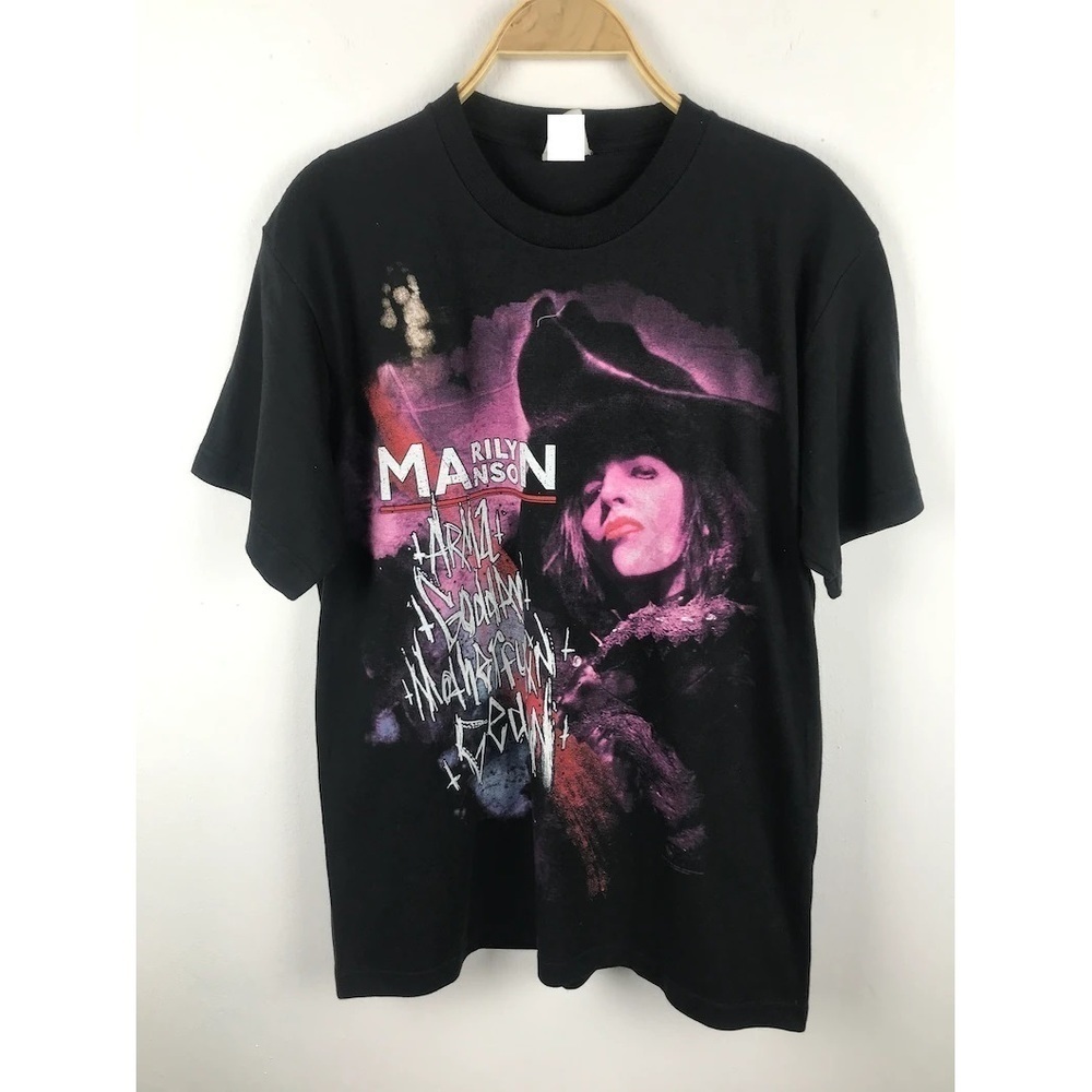 Marilyn Manson Band Shirt Unisex Tshirt Gift
